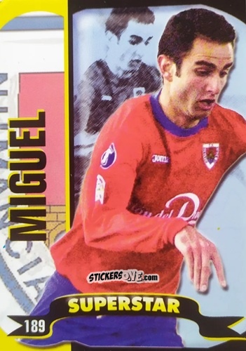 Sticker Miguel - Top Liga 2004-2005 n. 189 - Mundicromo