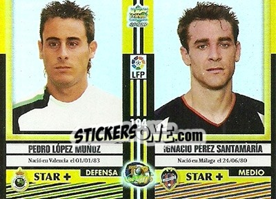 Sticker Munoz / Perez / Sanchez-Rico / Ros - Top Liga 2004-2005 n. 194b - Mundicromo