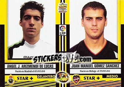 Cromo Arizmendi / Gomez / Fernandez / Soo - Top Liga 2004-2005 n. 199b - Mundicromo