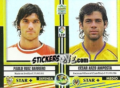 Sticker Alexandre / Geijo / Ruiz / Arzo - Top Liga 2004-2005 n. 200b - Mundicromo