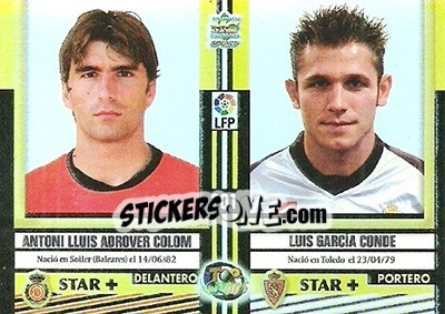 Sticker Adrover / Garcia / Cuellar / Redondo - Top Liga 2004-2005 n. 201b - Mundicromo