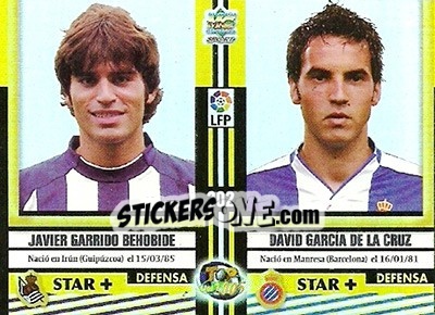 Sticker Garrido / Garcia / Valle / Culebras - Top Liga 2004-2005 - Mundicromo