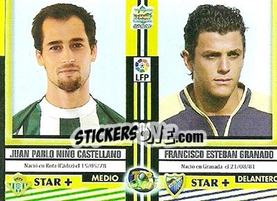 Sticker Nino / Esteban / Castro / Macedo - Top Liga 2004-2005 n. 204b - Mundicromo