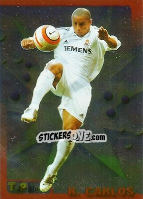 Sticker Roberto Carlos - Top Liga 2005-2006 n. 74b - Mundicromo