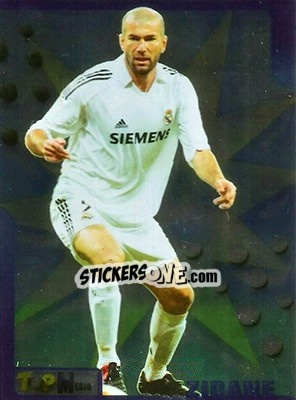 Sticker Zidane - Top Liga 2005-2006 - Mundicromo