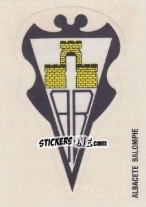 Sticker Escudo Albacete Balompie - Liga Spagnola 1992-1993 n. 1 - Panini