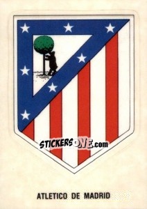 Cromo Escudo Athletico de Madrid - Liga Spagnola 1992-1993 - Panini