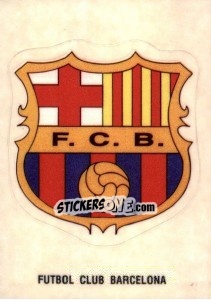 Figurina Escudo Futbol Club Barcelona