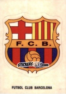 Sticker Escudo Futbol Club Barcelona - Liga Spagnola 1992-1993 n. 7 - Panini