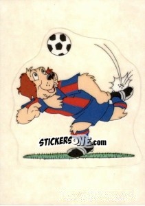 Sticker Mascota Futbol Club Barcelona - Liga Spagnola 1992-1993 - Panini