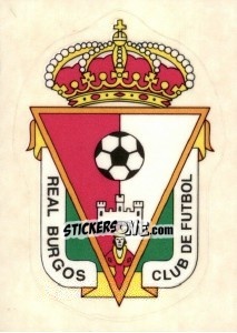 Figurina Escudo Real Burgos C.F. - Liga Spagnola 1992-1993 - Panini