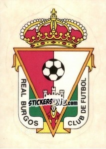 Sticker Escudo Real Burgos C.F. - Liga Spagnola 1992-1993 n. 9 - Panini
