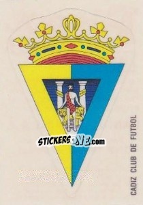 Sticker Escudo Cadiz Club de Futbol - Liga Spagnola 1992-1993 - Panini