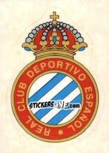 Sticker Escudo Real Club Deportivo Español - Liga Spagnola 1992-1993 n. 15 - Panini