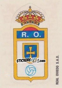 Sticker Escudo Real Oviedo S.A.D. - Liga Spagnola 1992-1993 n. 25 - Panini