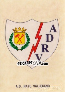 Sticker Escudo A.D. Rayo Vallecano - Liga Spagnola 1992-1993 n. 27 - Panini