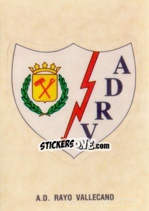 Cromo Escudo A.D. Rayo Vallecano - Liga Spagnola 1992-1993 - Panini