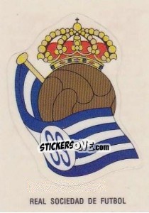 Cromo Escudo Real Sociedad de Futbol - Liga Spagnola 1992-1993 - Panini