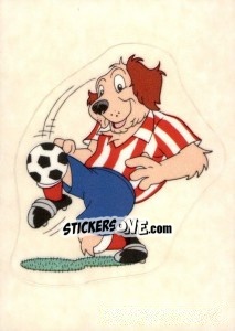 Sticker Mascota Real Sporting de Gijon - Liga Spagnola 1992-1993 n. 34 - Panini