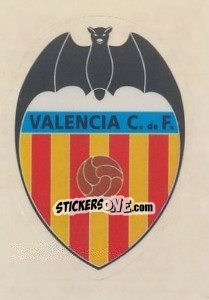 Figurina Escudo Valencia Club de Futbol - Liga Spagnola 1992-1993 - Panini
