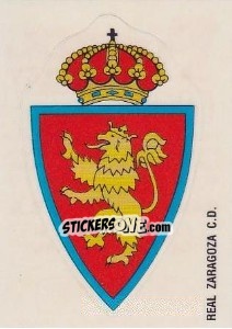 Cromo Escudo Real Zaragoza C.D. - Liga Spagnola 1992-1993 - Panini