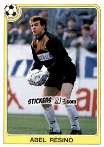 Sticker Abel Resino - Liga Spagnola 1992-1993 n. 41 - Panini
