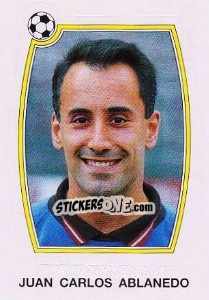 Cromo Juan Carlos Ablanedo - Liga Spagnola 1992-1993 - Panini