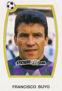 Cromo Francisco Buyo - Liga Spagnola 1992-1993 - Panini