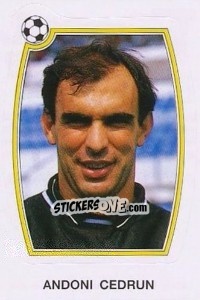 Sticker Andoni Cedrun - Liga Spagnola 1992-1993 n. 47 - Panini
