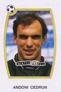 Cromo Andoni Cedrun - Liga Spagnola 1992-1993 - Panini