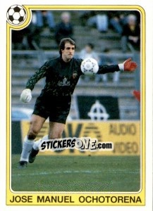 Cromo Jose Manuel Ochotorena - Liga Spagnola 1992-1993 n. 48 - Panini