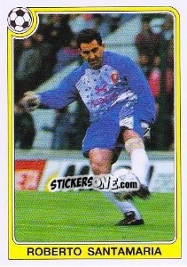 Sticker Roberto Santamaria - Liga Spagnola 1992-1993 n. 49 - Panini