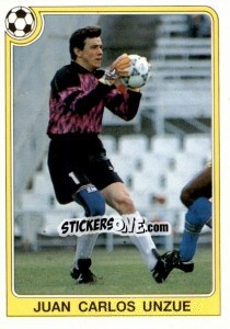 Sticker Juan Carlos Unzue - Liga Spagnola 1992-1993 n. 51 - Panini