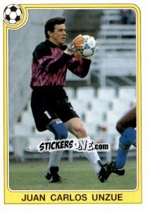 Sticker Juan Carlos Unzue - Liga Spagnola 1992-1993 - Panini