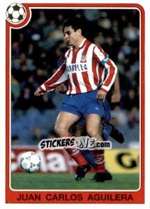 Cromo Juan Carlos Aguilera - Liga Spagnola 1992-1993 - Panini