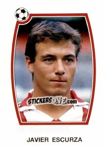 Cromo Javier Escurza - Liga Spagnola 1992-1993 n. 57 - Panini