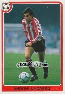 Sticker Andoni Lacabeg - Liga Spagnola 1992-1993 n. 63 - Panini