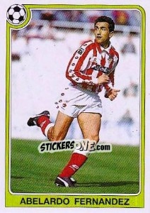 Sticker Abelardo Fernandez - Liga Spagnola 1992-1993 n. 67 - Panini
