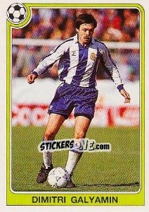 Sticker Dimitri Galyamin - Liga Spagnola 1992-1993 n. 69 - Panini