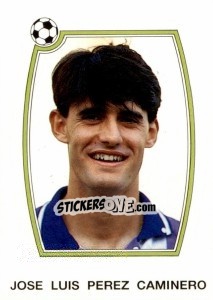Figurina Jose Luis Perez Caminero - Liga Spagnola 1992-1993 n. 71 - Panini