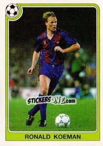Sticker Ronald Koeman - Liga Spagnola 1992-1993 - Panini
