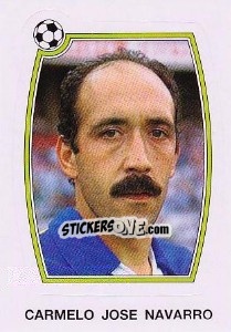Sticker Carmelo Jose Navarro - Liga Spagnola 1992-1993 - Panini