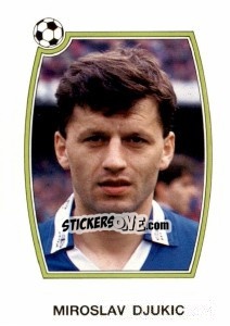 Sticker Miroslav Djukic - Liga Spagnola 1992-1993 n. 75 - Panini
