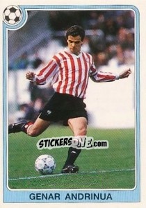 Figurina Genar Andrinua - Liga Spagnola 1992-1993 - Panini