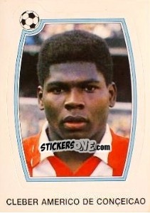 Sticker Cleber Americo de Conçeicao - Liga Spagnola 1992-1993 n. 82 - Panini