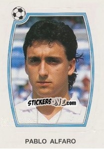 Figurina Pablo Alfaro - Liga Spagnola 1992-1993 - Panini