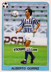 Sticker Alberto Gorriz - Liga Spagnola 1992-1993 n. 87 - Panini