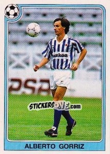 Figurina Alberto Gorriz - Liga Spagnola 1992-1993 - Panini