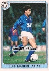 Sticker Luis Manuel Arias - Liga Spagnola 1992-1993 n. 88 - Panini