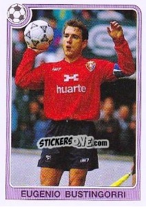 Cromo Eugenio Bustingorri - Liga Spagnola 1992-1993 - Panini